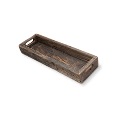 Vernon Brown Small Reclaimed Wood Tray - Ornate Home