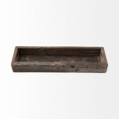 Vernon Brown Small Reclaimed Wood Tray - Ornate Home