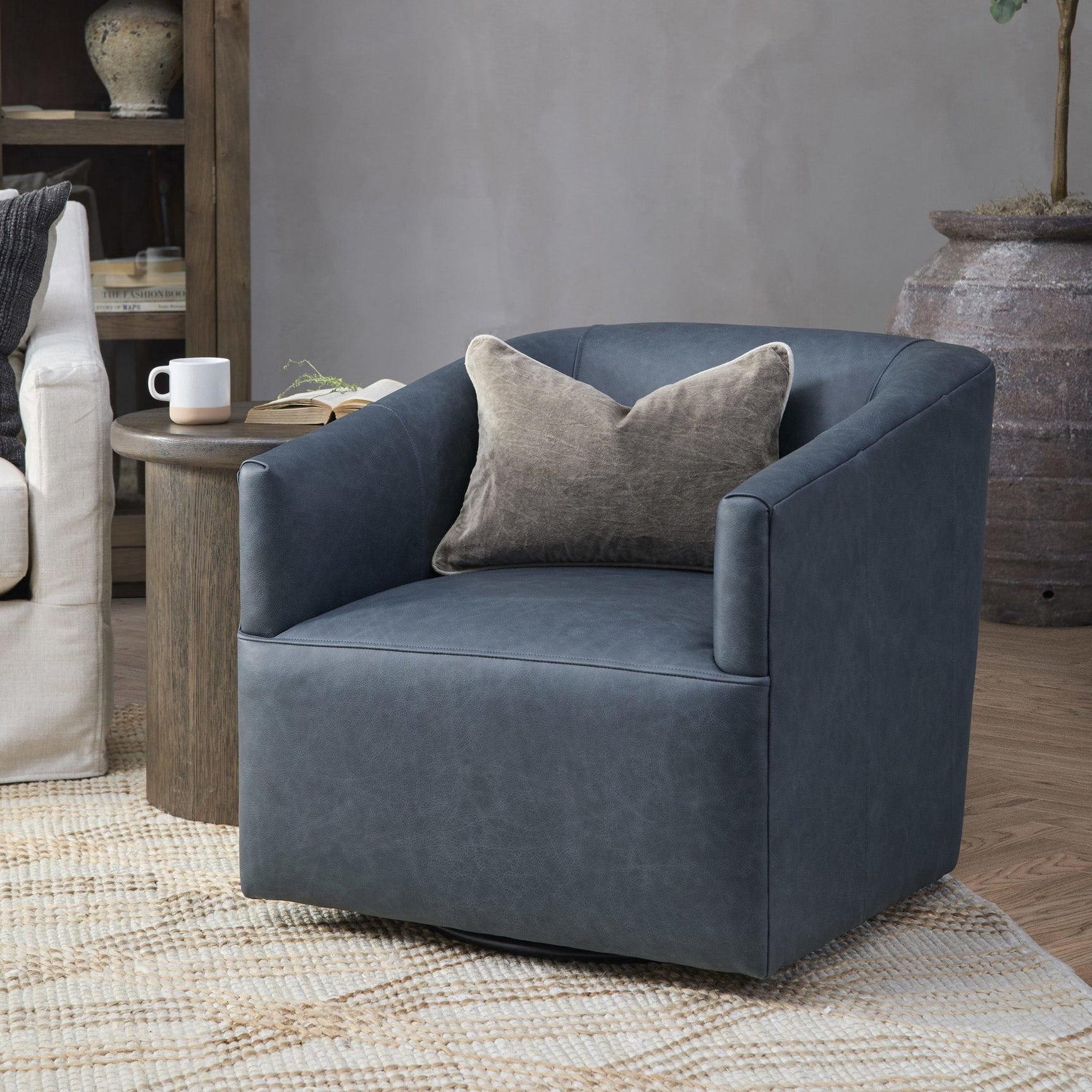 Vernon Green Swivel Chair - Ornate Home