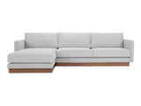 Vernon Grey Left Sectional - Ornate Home