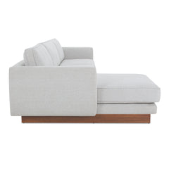 Vernon Grey Left Sectional - Ornate Home