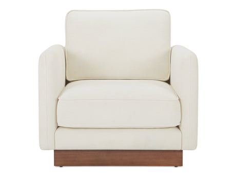 Vernon White Accent Chair - Ornate Home