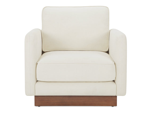 Vernon White Accent Chair - Ornate Home