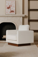 Vernon White Accent Chair - Ornate Home