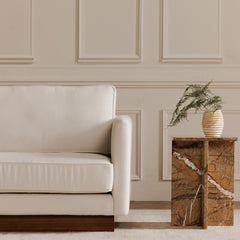 Vernon White Left Sectional - Ornate Home