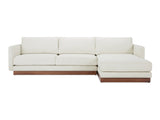 Vernon White Right Sectional - Ornate Home