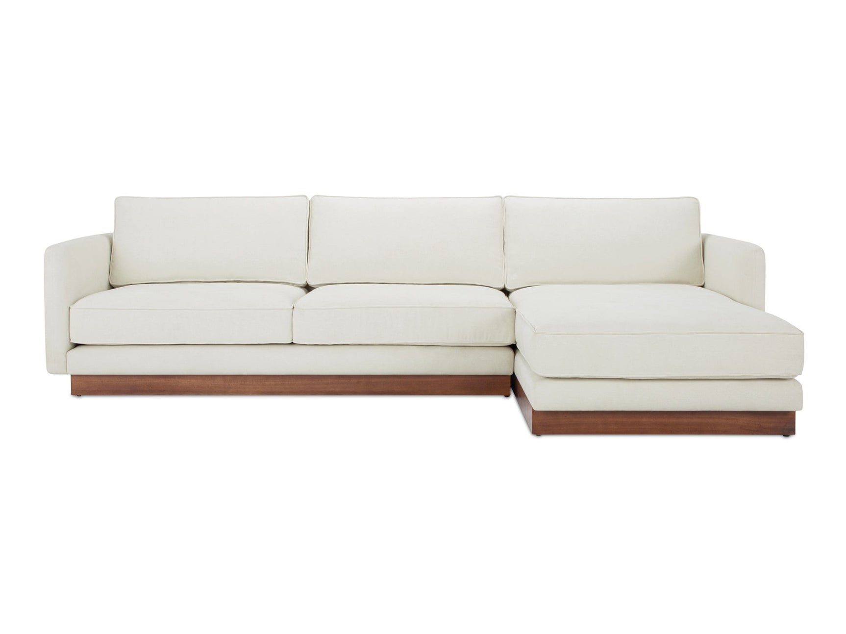 Vernon White Right Sectional - Ornate Home