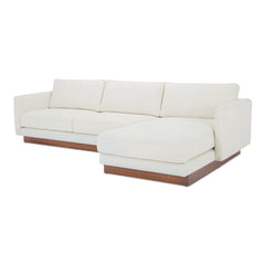 Vernon White Right Sectional - Ornate Home