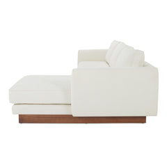 Vernon White Right Sectional - Ornate Home
