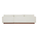 Vernon White Right Sectional - Ornate Home