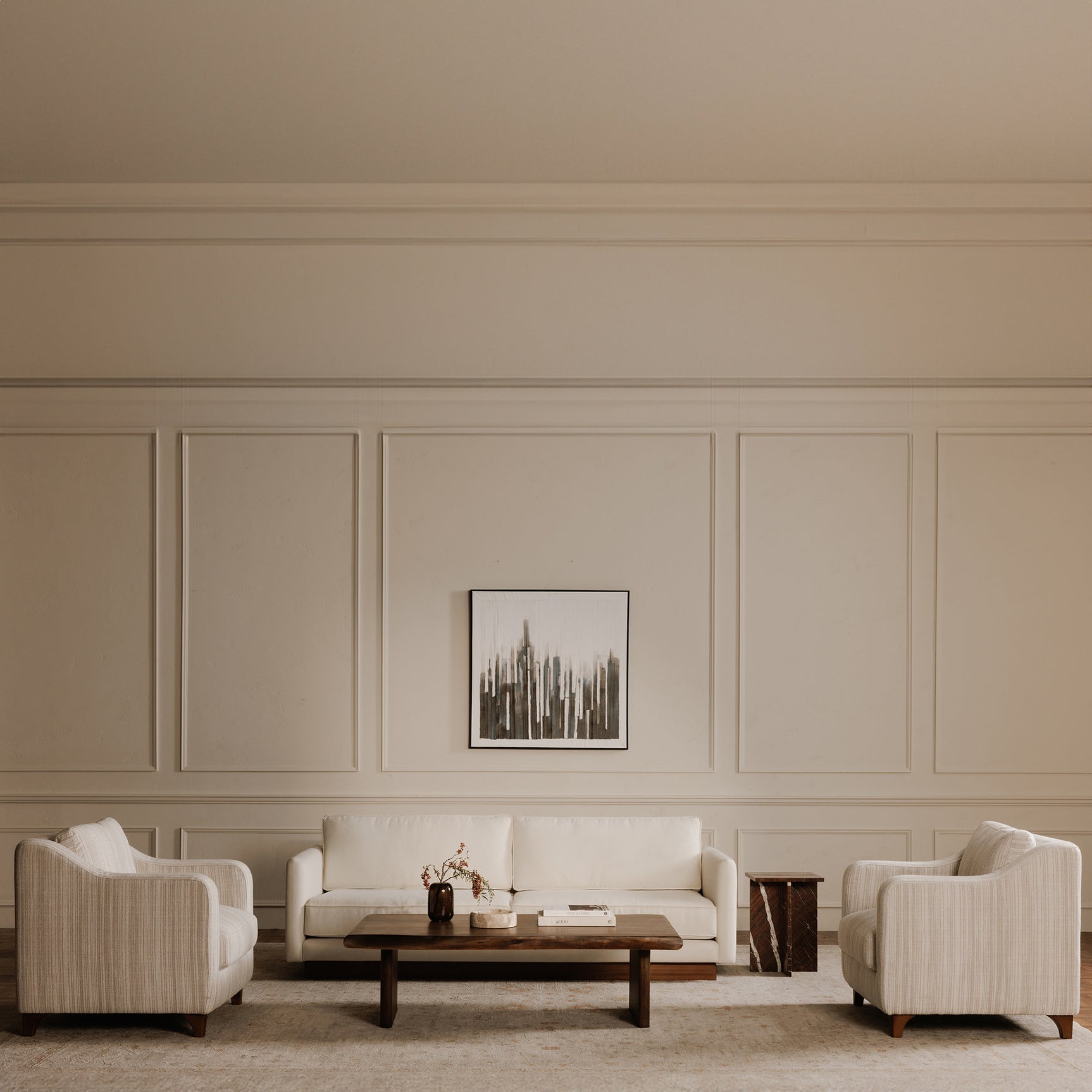 Vernon White Sofa - Ornate Home