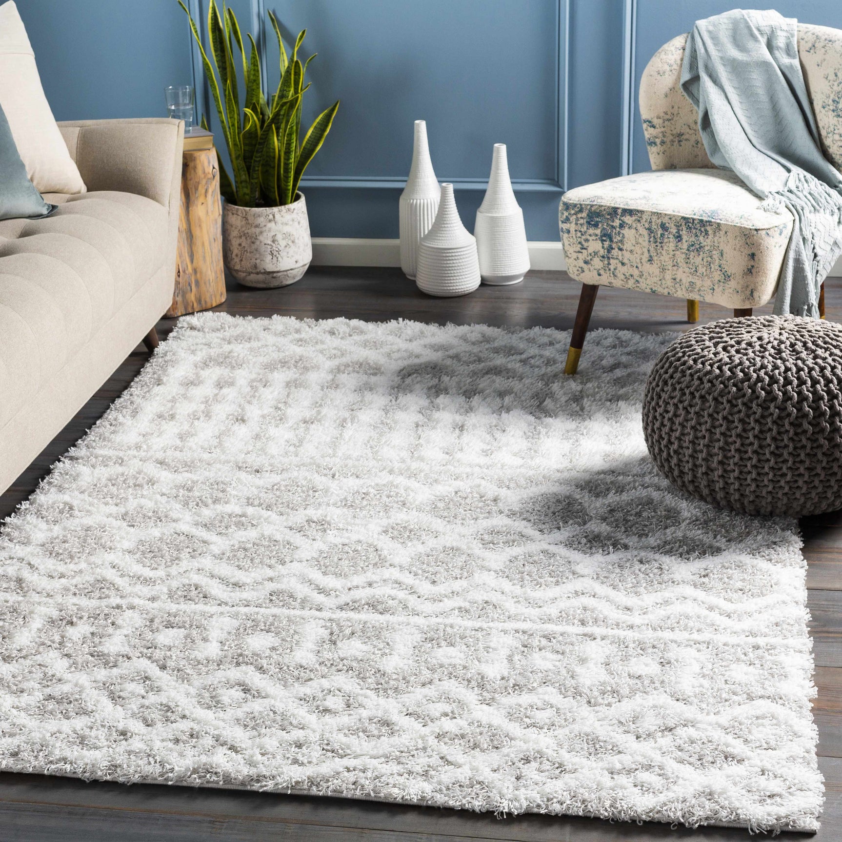 Vernonburg Shag Area Rug - Ornate Home