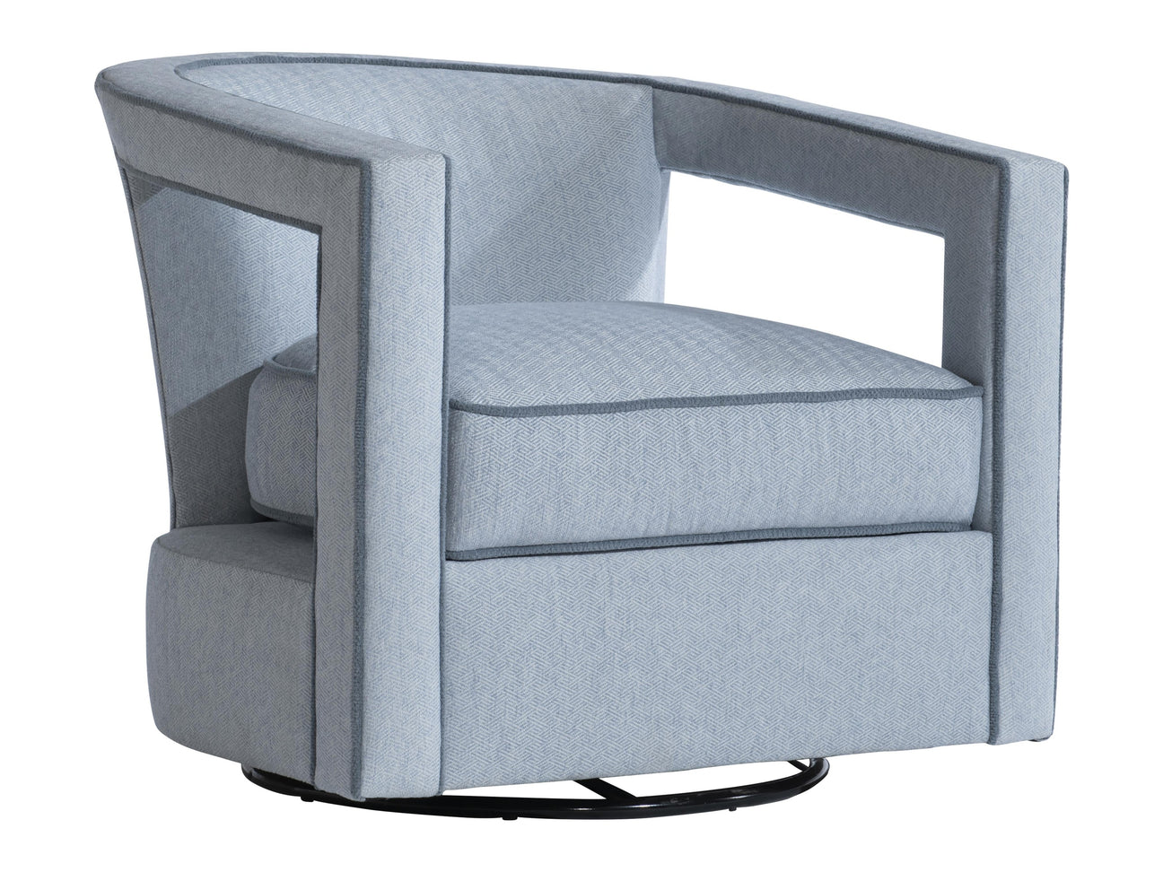 Vero Blue Outdoor Swivel Chair - Ornate Home