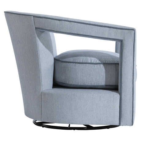 Vero Blue Outdoor Swivel Chair - Ornate Home