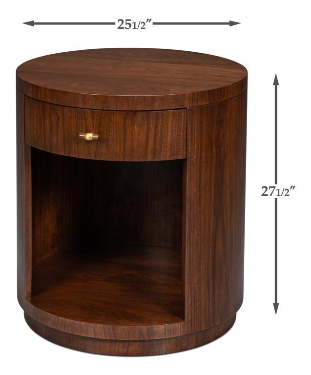 Vero Brown Side Table - Ornate Home