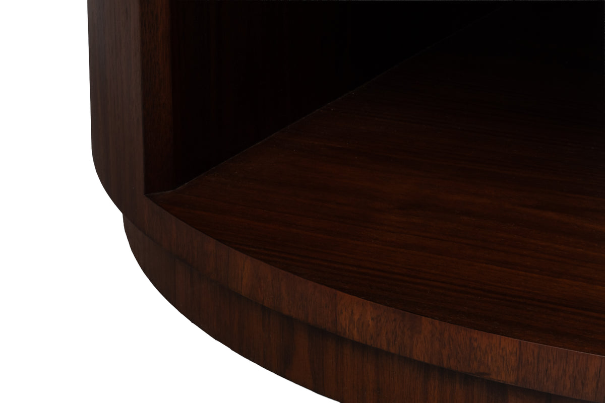 Vero Dark Walnut Cocktail Table - Ornate Home