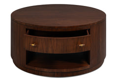 Vero Dark Walnut Cocktail Table - Ornate Home