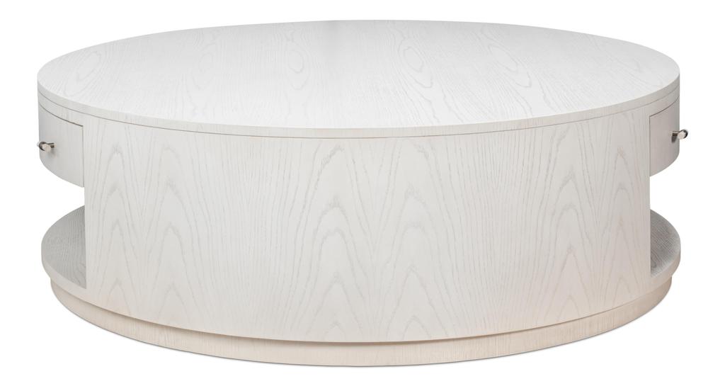 Vero White Cocktail Table - Ornate Home