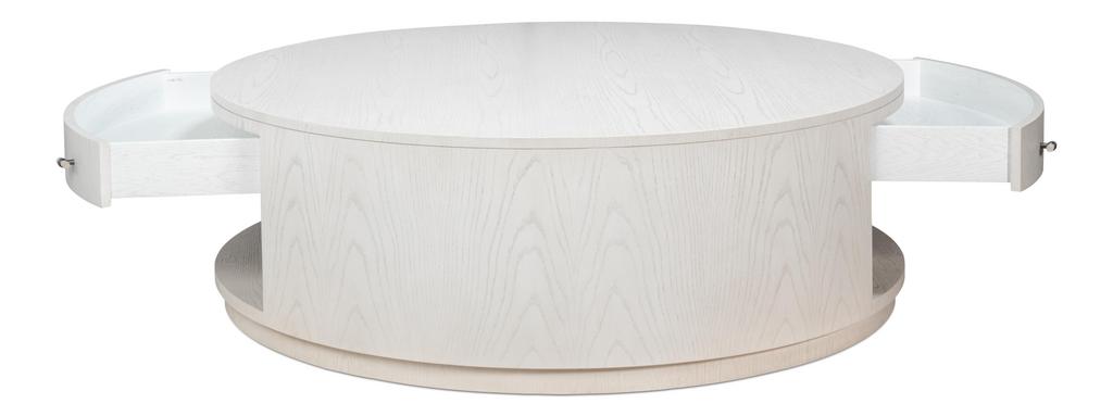 Vero White Cocktail Table - Ornate Home