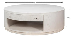 Vero White Cocktail Table - Ornate Home