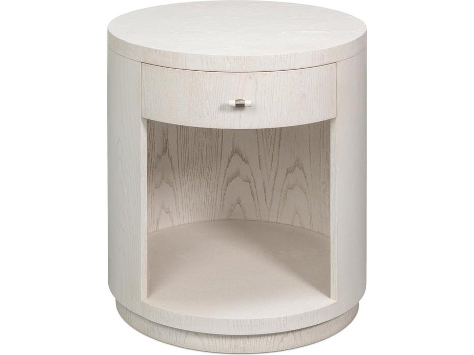 Vero White Side Table - Ornate Home