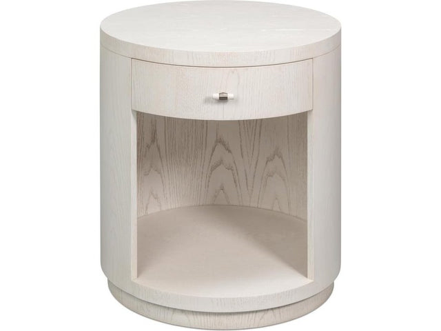 Vero White Side Table - Ornate Home