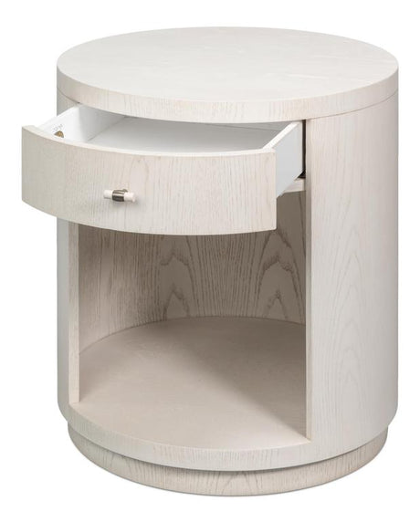 Vero White Side Table - Ornate Home