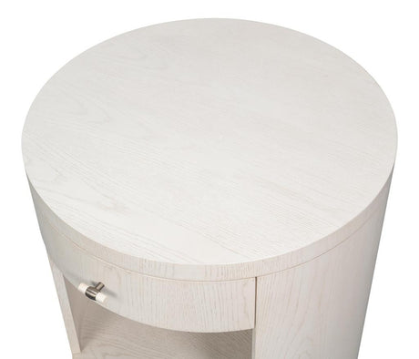 Vero White Side Table - Ornate Home