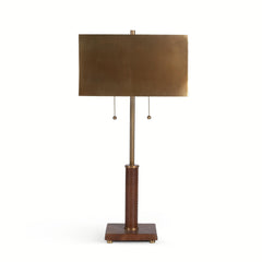 Verona Cognac 27" Twin Pull Table Lamp