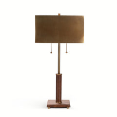 Verona Cognac 27" Twin Pull Table Lamp