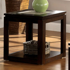 Verona Espresso End Table - Ornate Home