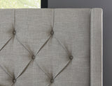 Verona Tufted Upholstered Headboard in Speckled Grey - Ornate Home
