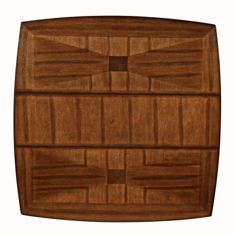 Verona Wire Brushed Amber Counter Height Table - Ornate Home