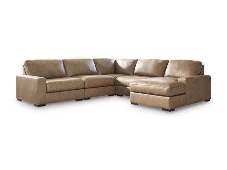 Veronella Sahara 5-Piece Sectional with Right Chaise - Ornate Home