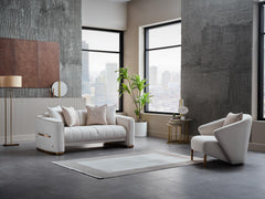 Veronica Cream Living Room Set - Ornate Home