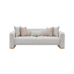 Veronica Cream Living Room Set - Ornate Home