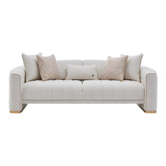 Veronica Cream Living Room Set - Ornate Home