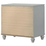 Veronica Light Silver Nightstand - Ornate Home