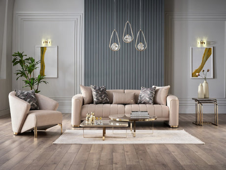 Veronica Silver Vizon Accent Chair - Ornate Home