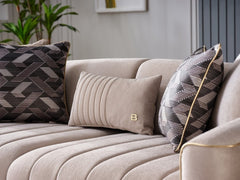 Veronica Silver Vizon Loveseat - Ornate Home