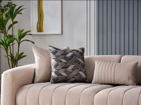 Veronica Silver Vizon Loveseat - Ornate Home