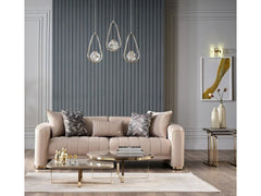 Veronica Silver Vizon Living Room Set - Ornate Home