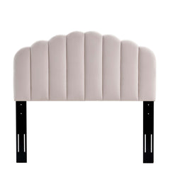 Veronique Pink Performance Velvet Full/Queen Headboard - Ornate Home