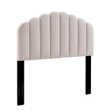 Veronique Pink Performance Velvet Twin Headboard - Ornate Home