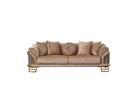 Versace Beige Sofa - Ornate Home
