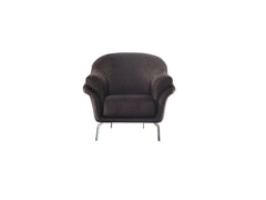 Versace Dark Grey Chair - Ornate Home