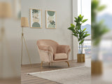 Versace Beige 3-pieces (Sofa & Loveseat & Chair) Living Room Set