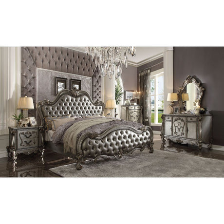 Versailles Antique Platinum Chest - Ornate Home