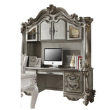 Versailles Antique Platinum Computer Desk & Hutch - Ornate Home