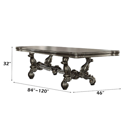 Versailles Antique Platinum Dining Table - Ornate Home